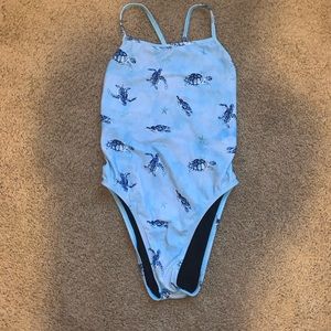 Adorable Jolyn Turtle Print One Piece Swimsuit🐢